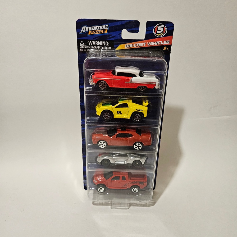 Adventure Force 5 Pack Die-Cast Vehicles Set Cars and Trucks 1:64 Scale New